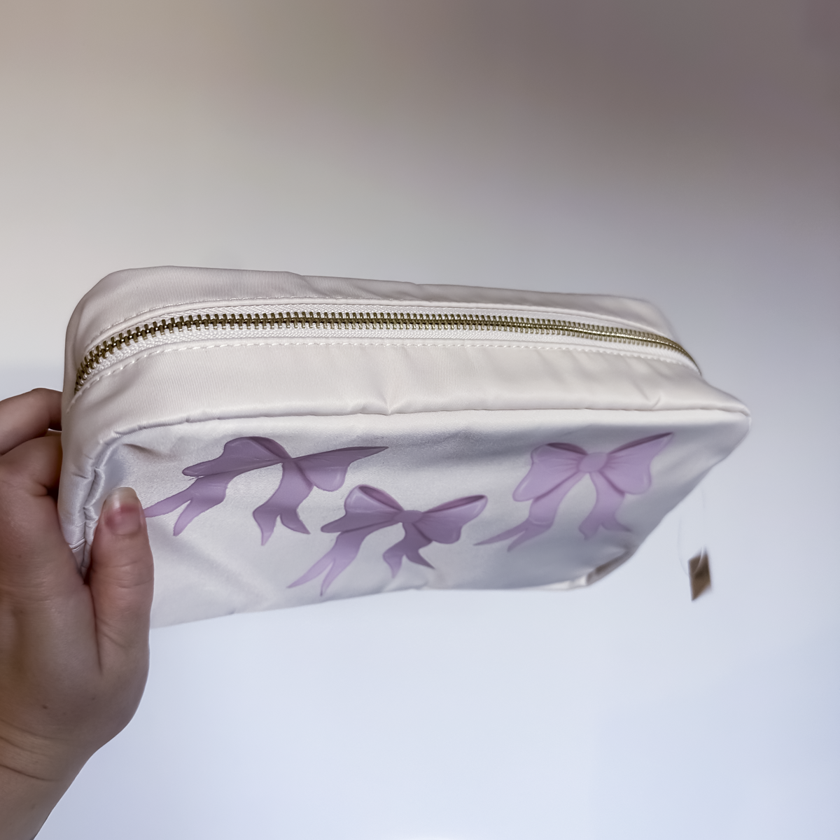 SAMPLE - Pink Bow Mini Journal Pouch
