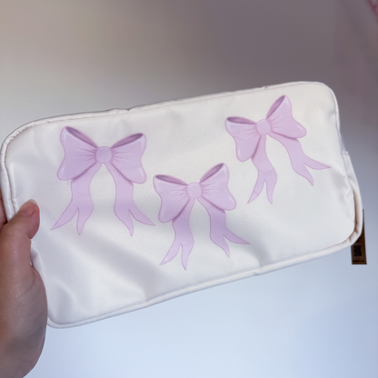 SAMPLE - Pink Bow Mini Journal Pouch