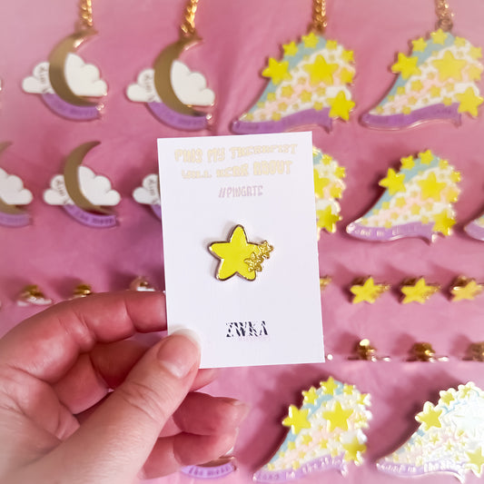 WTF Grade - Star Mini Enamel Pin