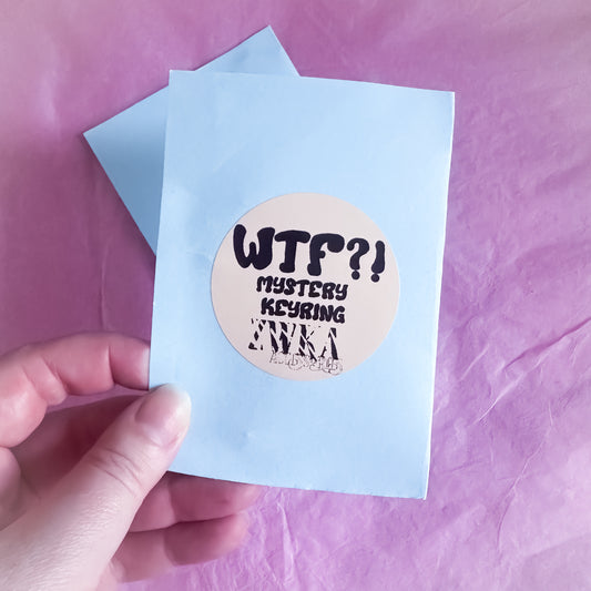 WTF Grade Mystery Keyring