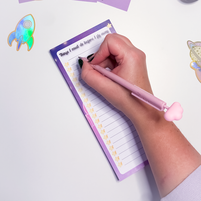 Writing on Land in the Stars DL to-do list pad