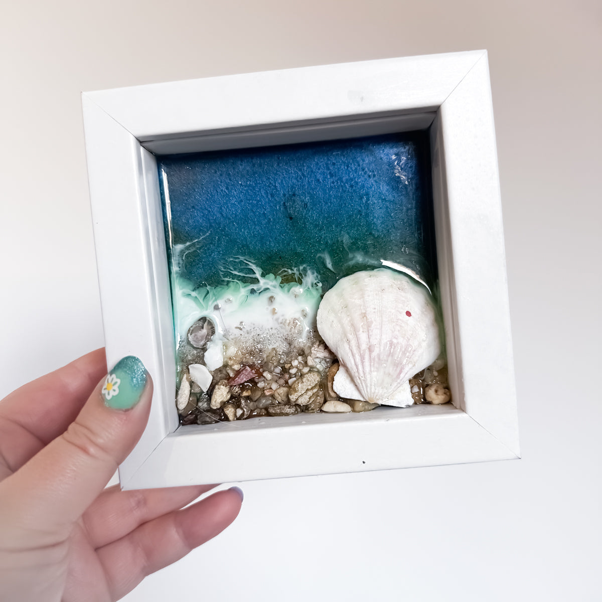 SAMPLE - Resin Seashore Shadow Box