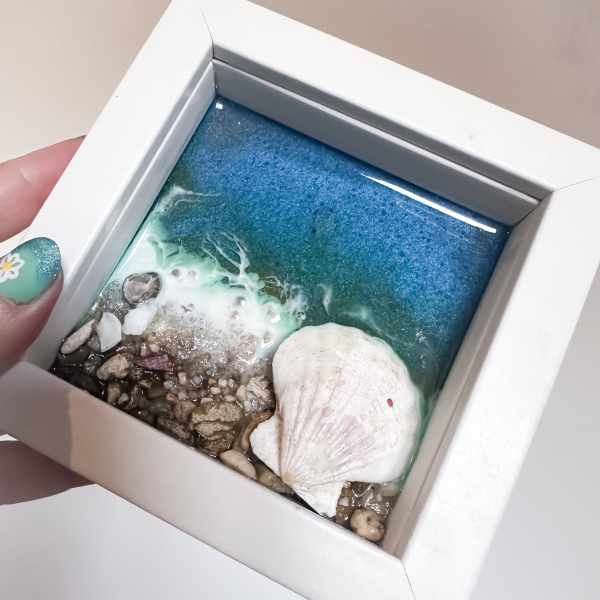 SAMPLE - Resin Seashore Shadow Box