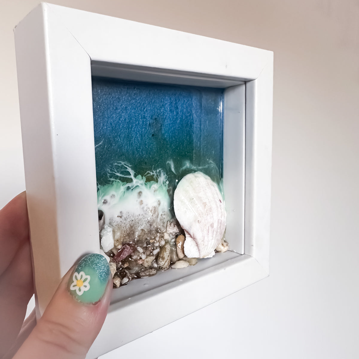 SAMPLE - Resin Seashore Shadow Box