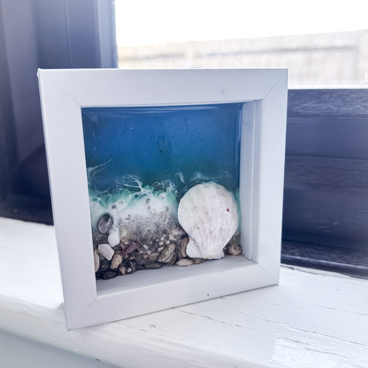 SAMPLE - Resin Seashore Shadow Box